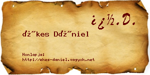 Ékes Dániel névjegykártya